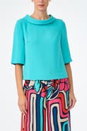 Trina Turk Kailee Folded Neckline Top