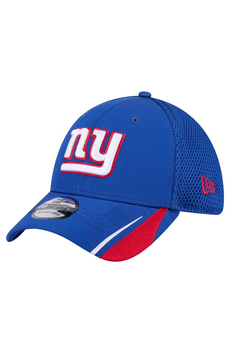 New Era Men's New Era  Royal New York Giants Game Day Linear 39THIRTY Flex Hat, Alternate, color, 