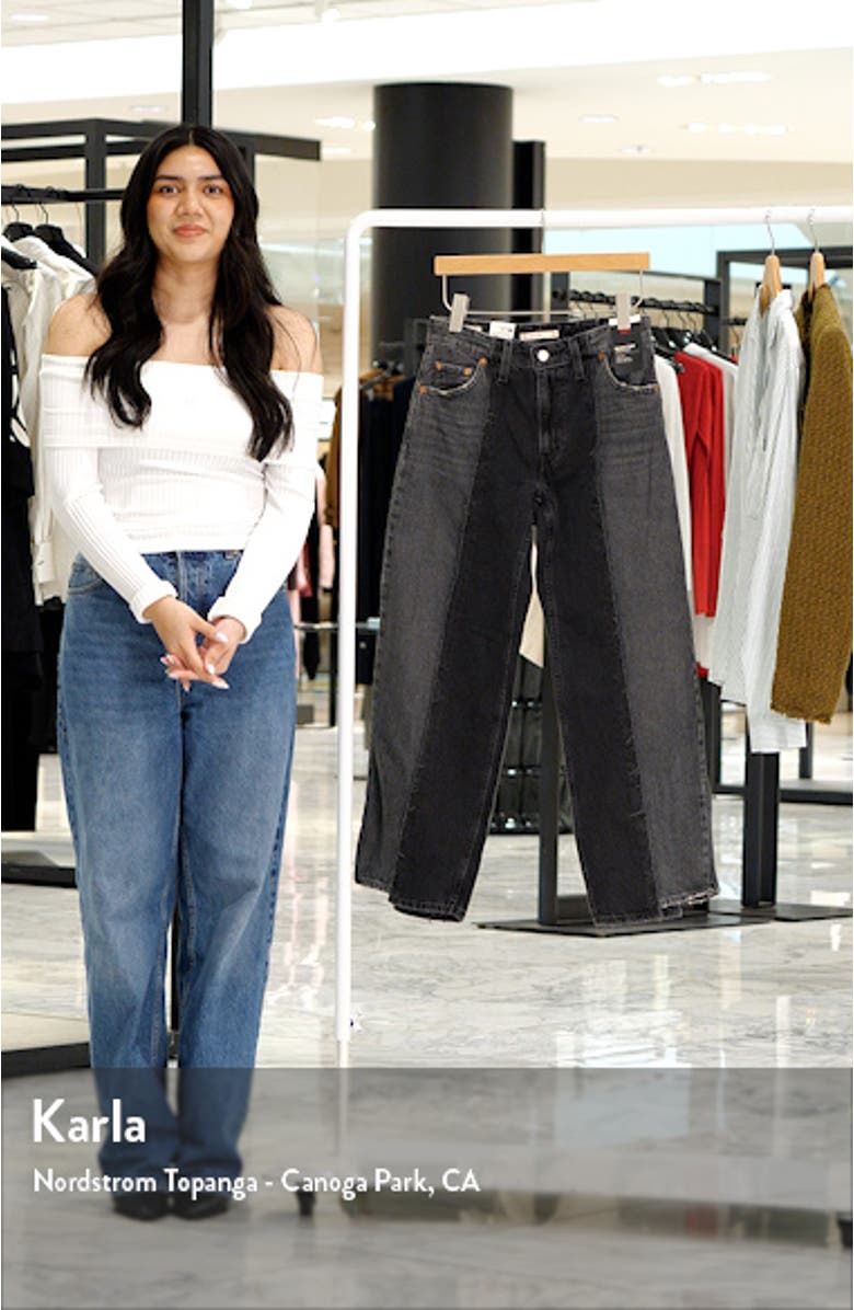 Recrafted Crop Baggy Wide Leg Dad Jeans, sales video thumbnail