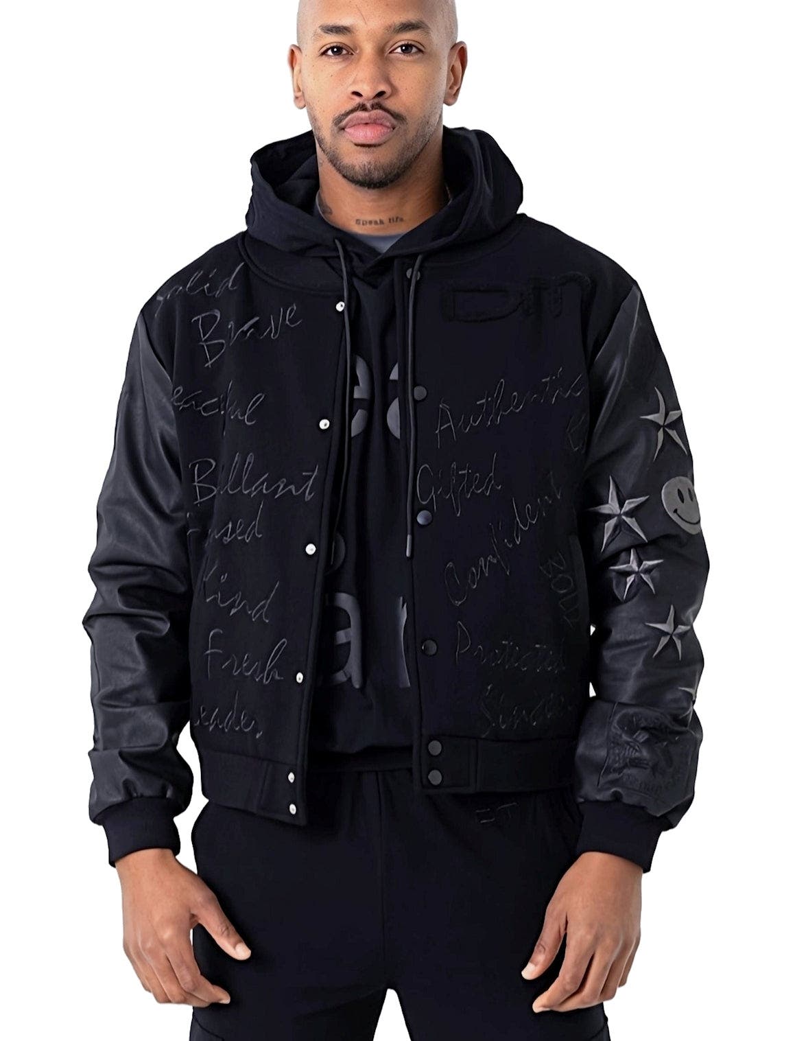 Men's Affirmation Letterman Jacket - image 2
