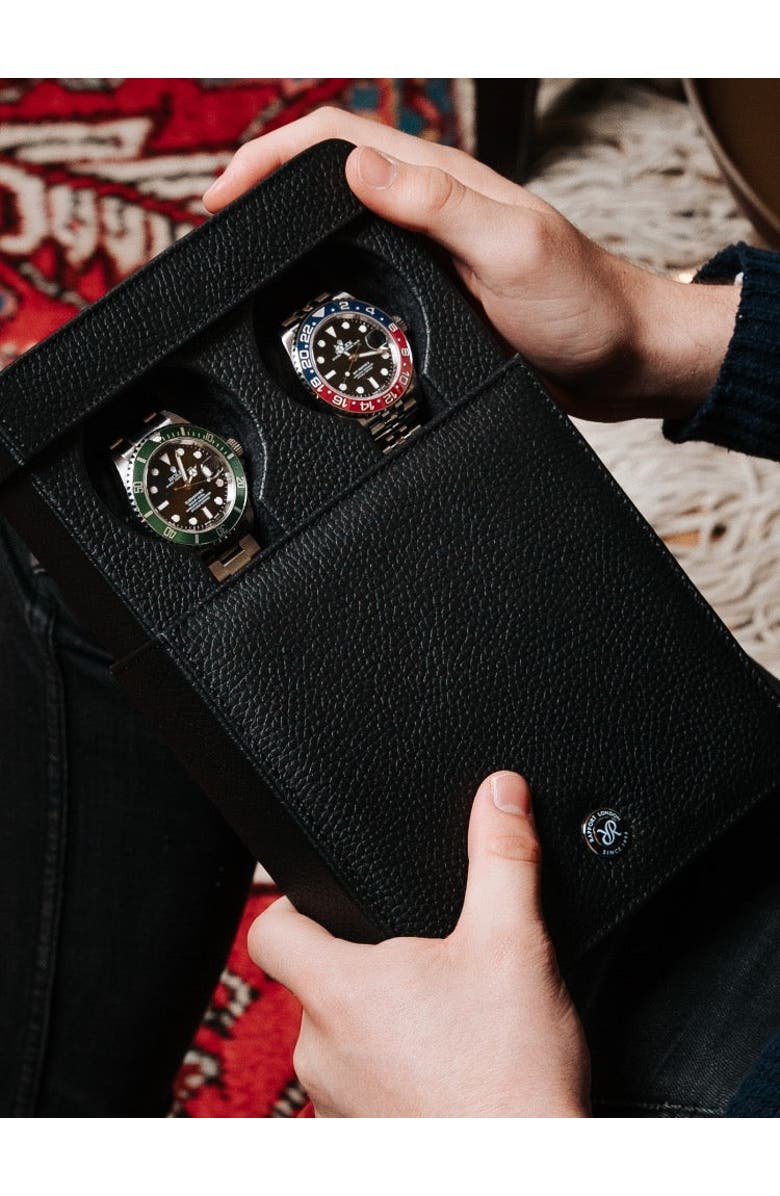 Rapport London BERKELEY DOUBLE SLIPCASE, Alternate, color, Black