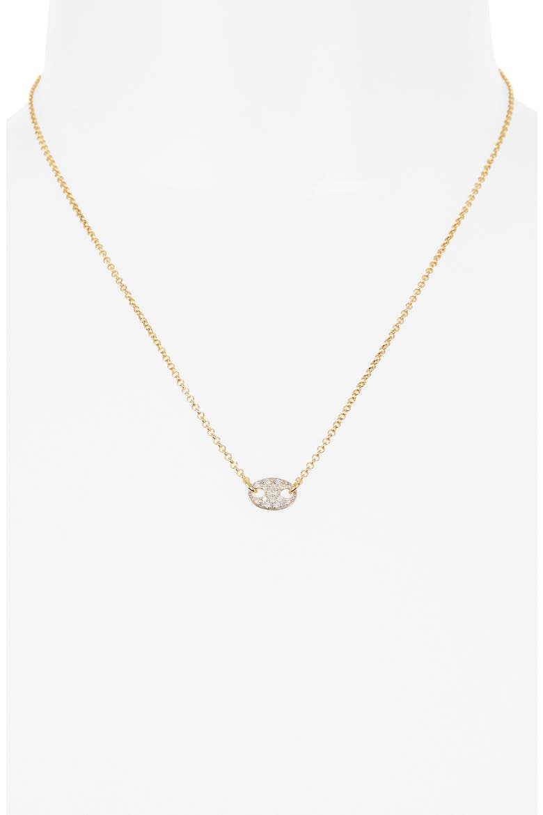 Pavé Diamond Pendant Necklace - 0.15ct., Alternate, color, YELLOW GOLD