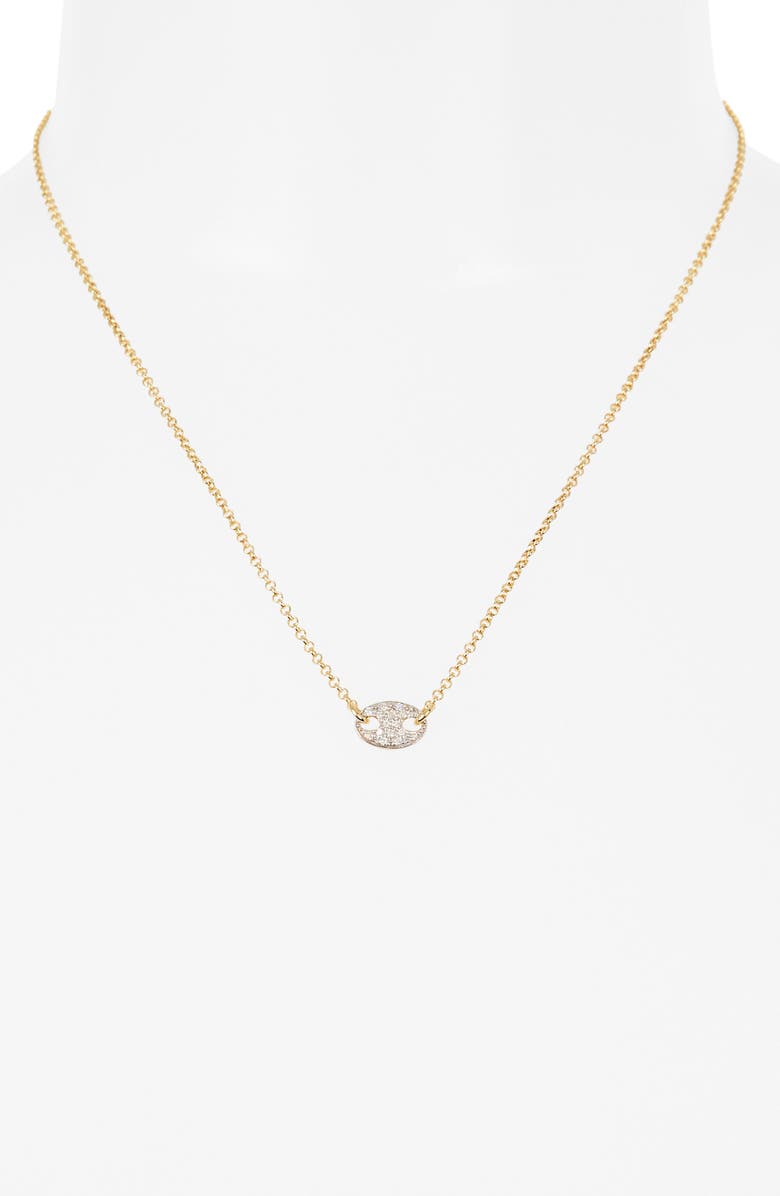 MESHMERISE Pavé Diamond Pendant Necklace - 0.15ct., Alternate, color, Yellow Gold