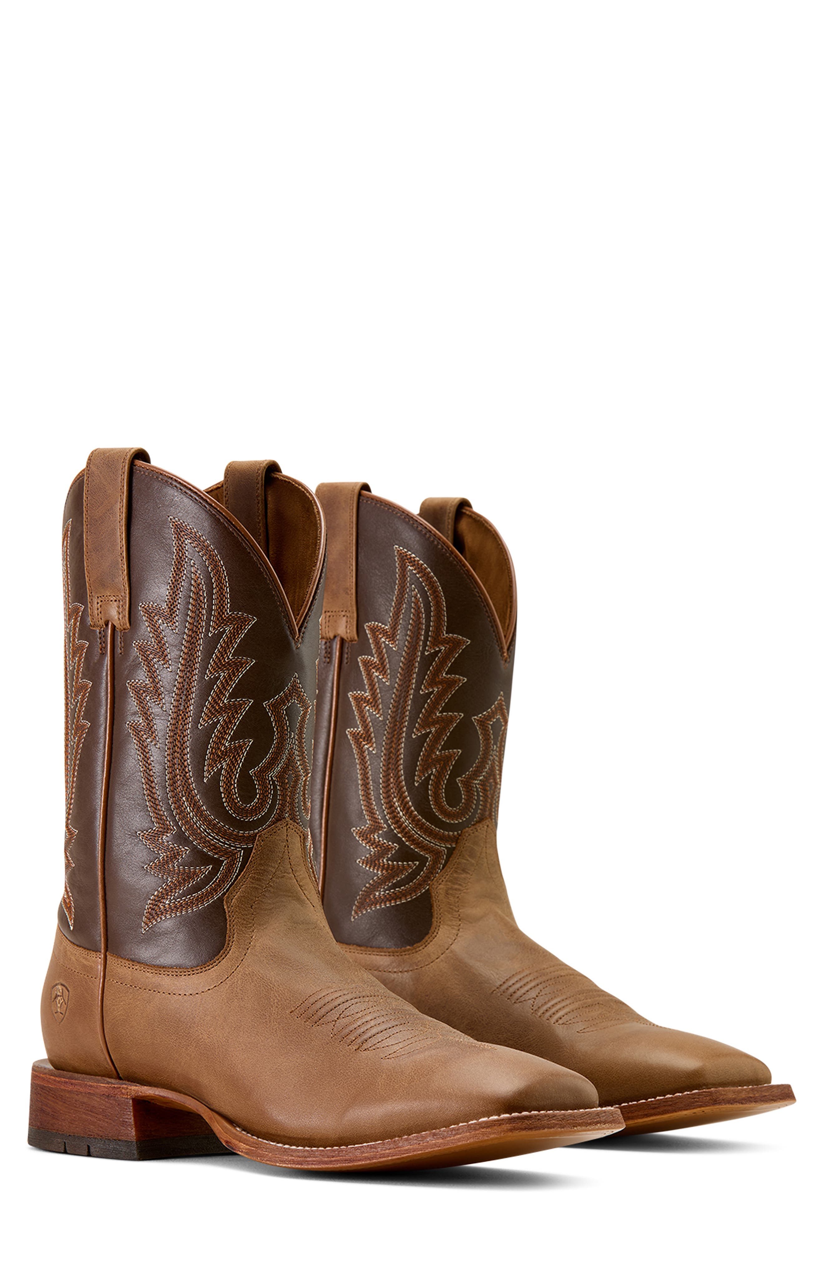 Country Roads Western Boot, Alternate, color, BROWN