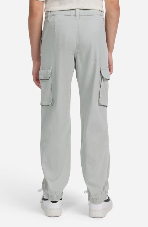 Abercrombie Girls Embroidered Cargo Joggers In Gray