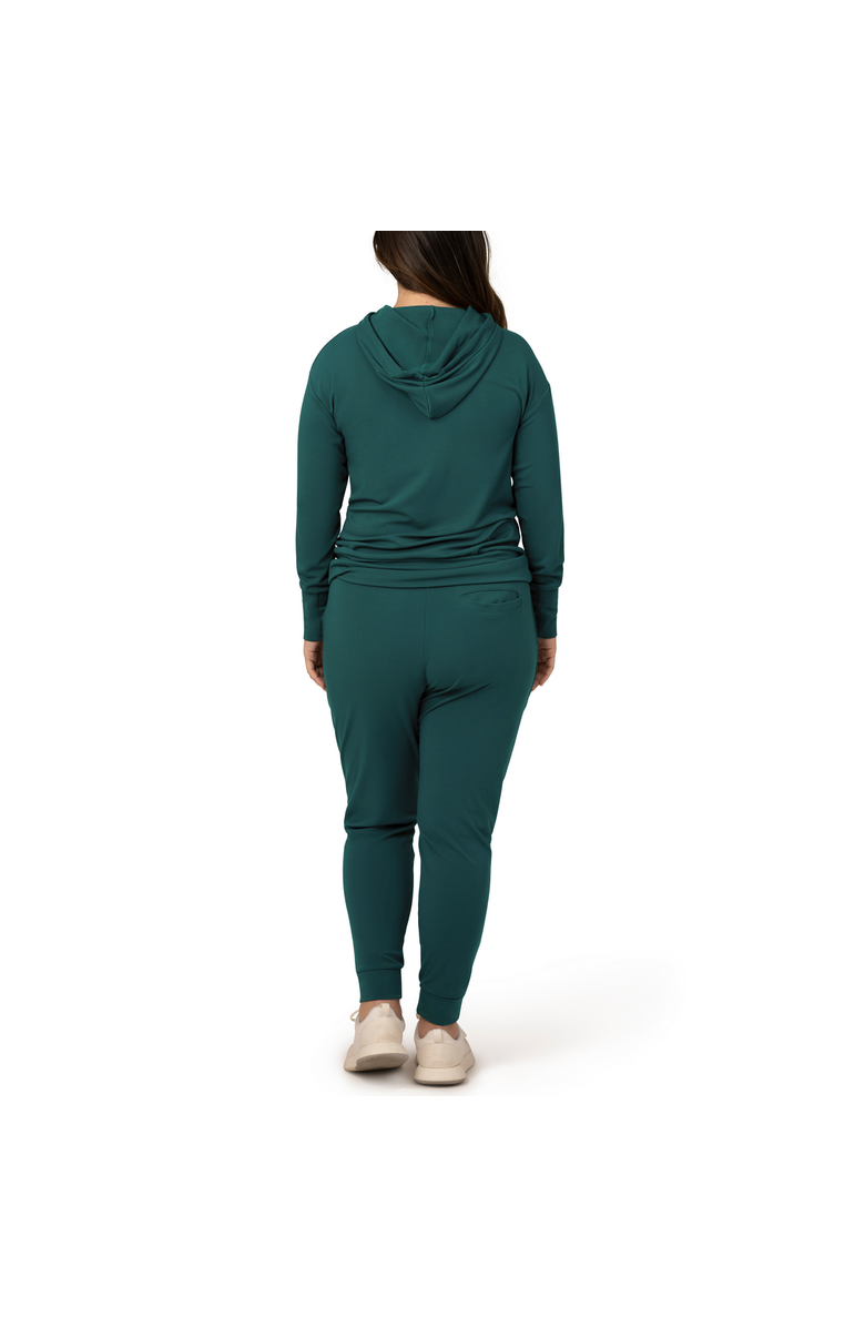 Kindred Bravely Maternity & Nursing Hoodie, Alternate, color, Evergreen
