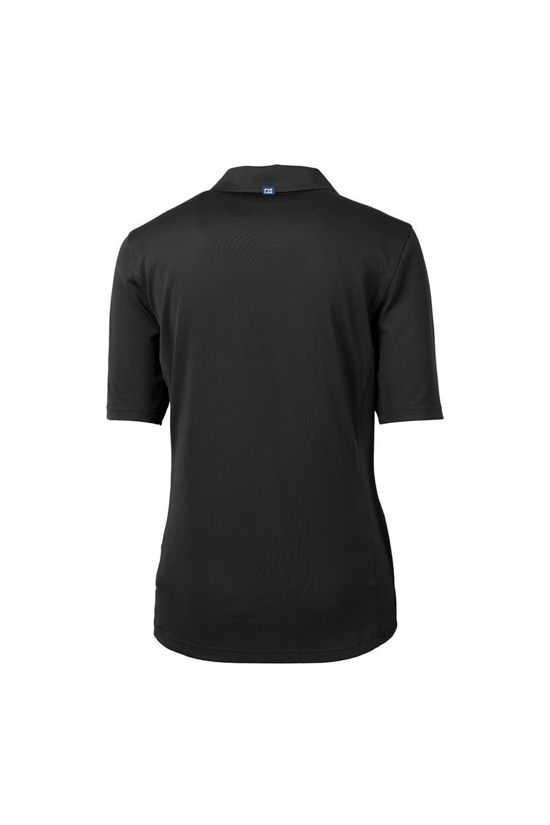 Women's Cutter & Buck Black Baylor Bears Team Virtue Eco Pique Recycled Polo, Alternate, color, Black