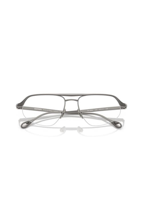 Ferrari 55mm Irregular Optical Glasses In Gray