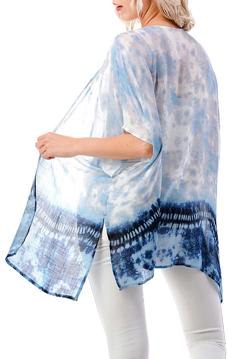 Tie Dye Duster, Alternate, color, BLUE