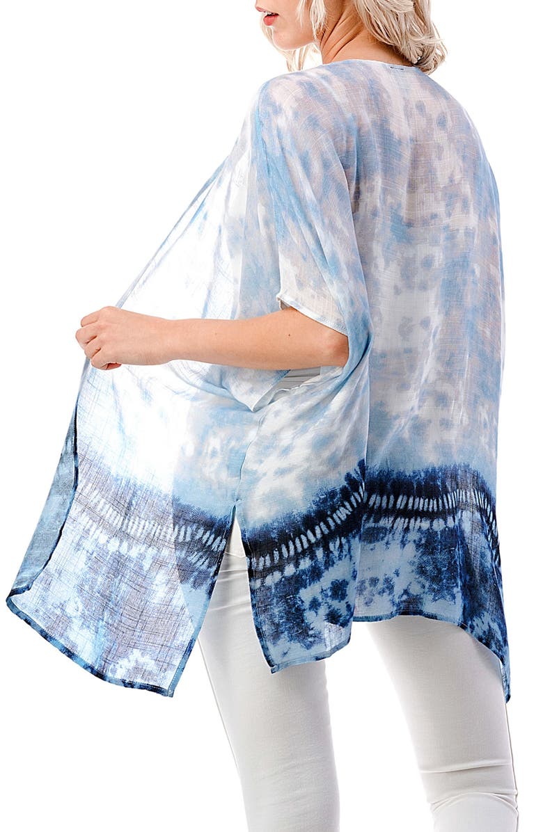 MARCUS ADLER Tie Dye Duster, Alternate, color, Blue