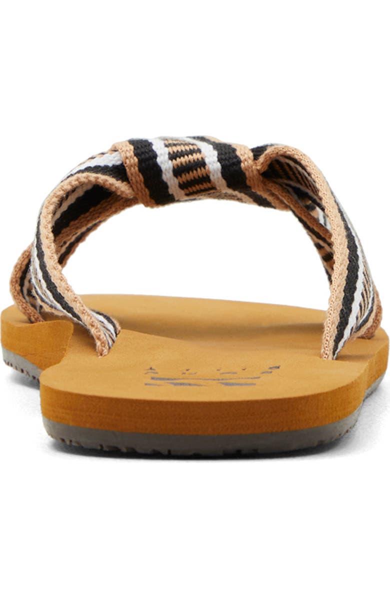 Billabong Seashell Slide Sandal, Alternate, color, Black Multi