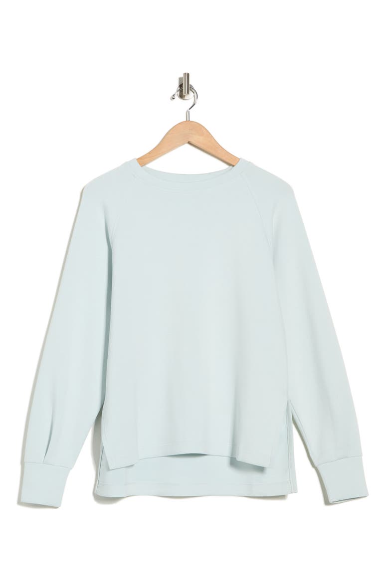 Whisper Knit Crewneck Tunic, Alternate, color, BLUE FLOW
