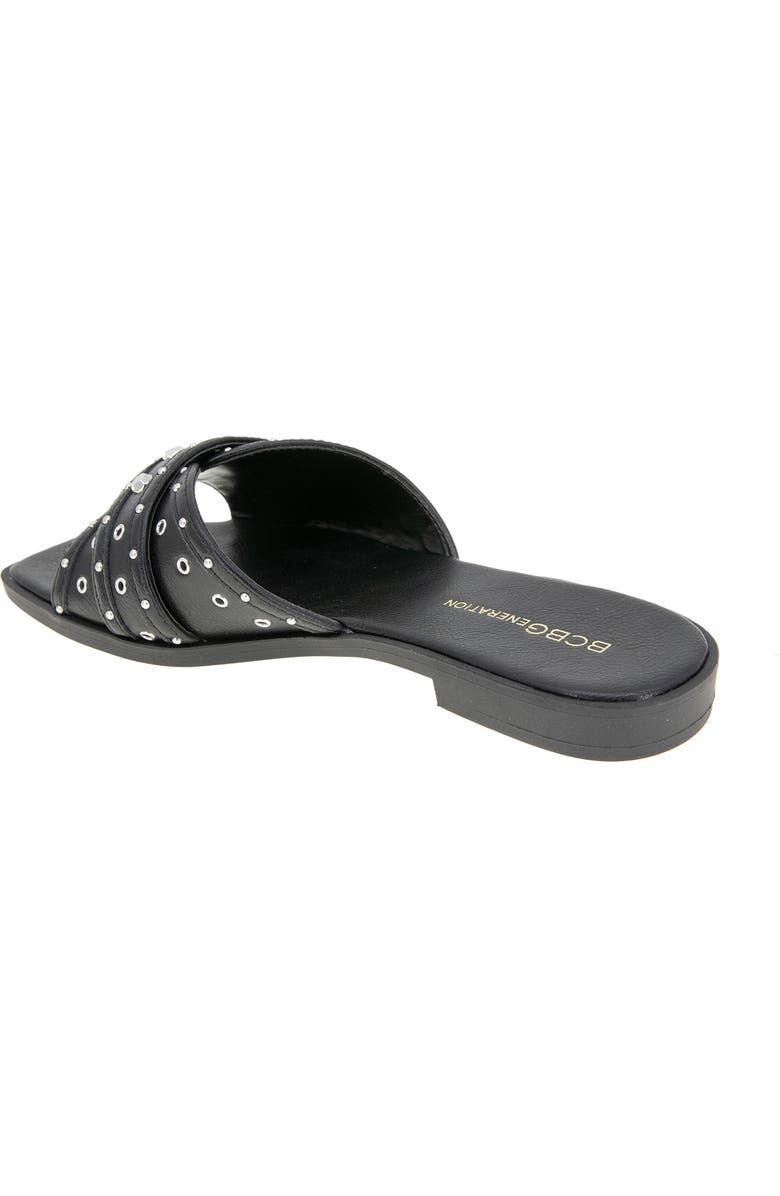 BCBGeneration Lucca Studded Slide Sandal, Alternate, color,