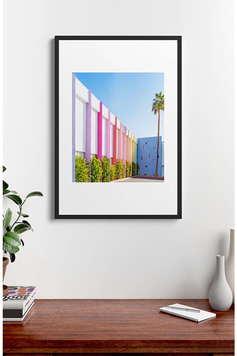 Hue Framed Art Print, Alternate, color, BLUE
