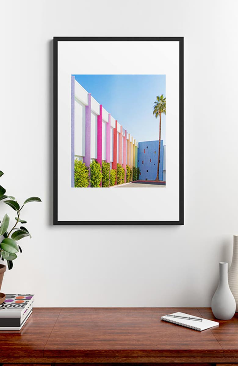 Deny Designs Hue Framed Art Print, Alternate, color, Blue