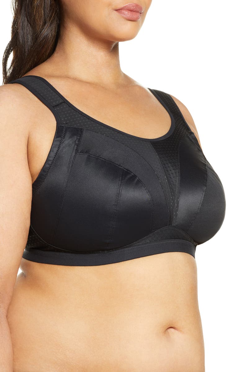 Freya Dynamic Wireless Soft Cup Sports Bra, Alternate, color, Jet