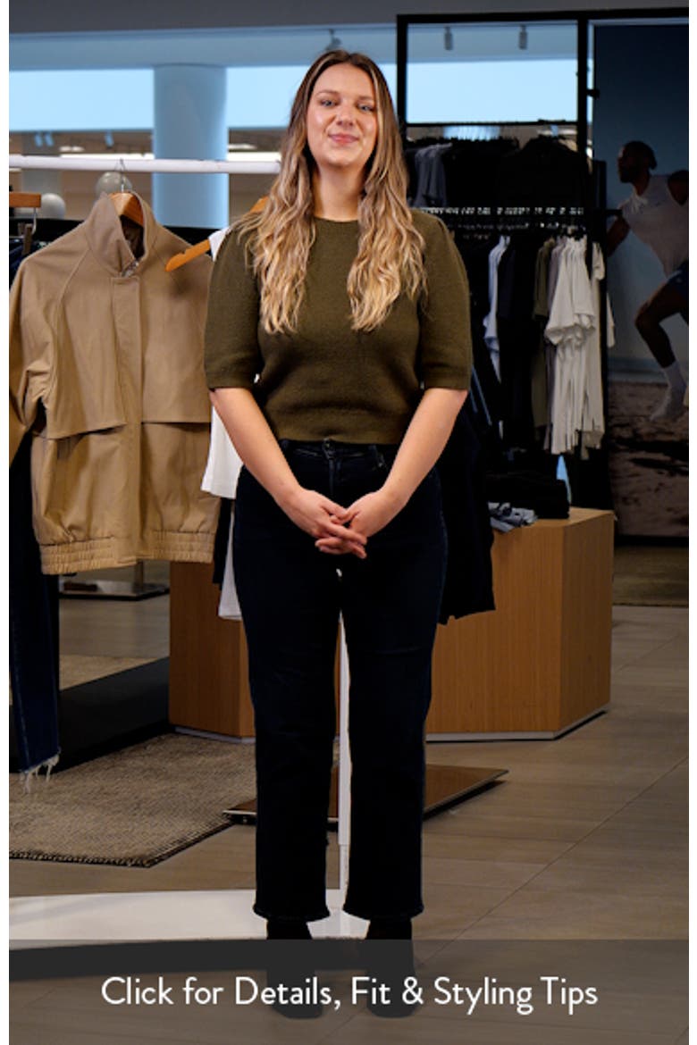 Puff Sleeve Textured Sweater video