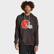 Nike Men's Nike Brown Cleveland Browns Sideline Standard Issue Initial Home Dri-FIT Hoodie