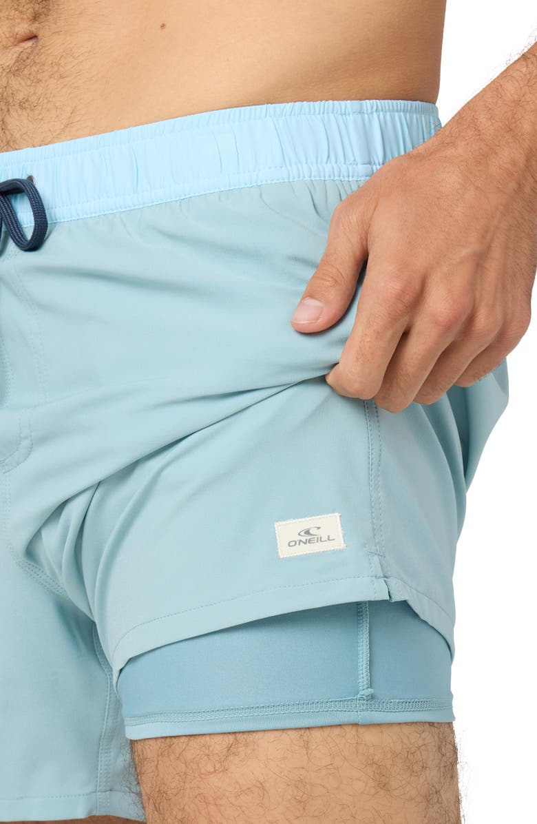 O'Neill Hermosa Volley Swim Trunks, Alternate, color, Tourmaline