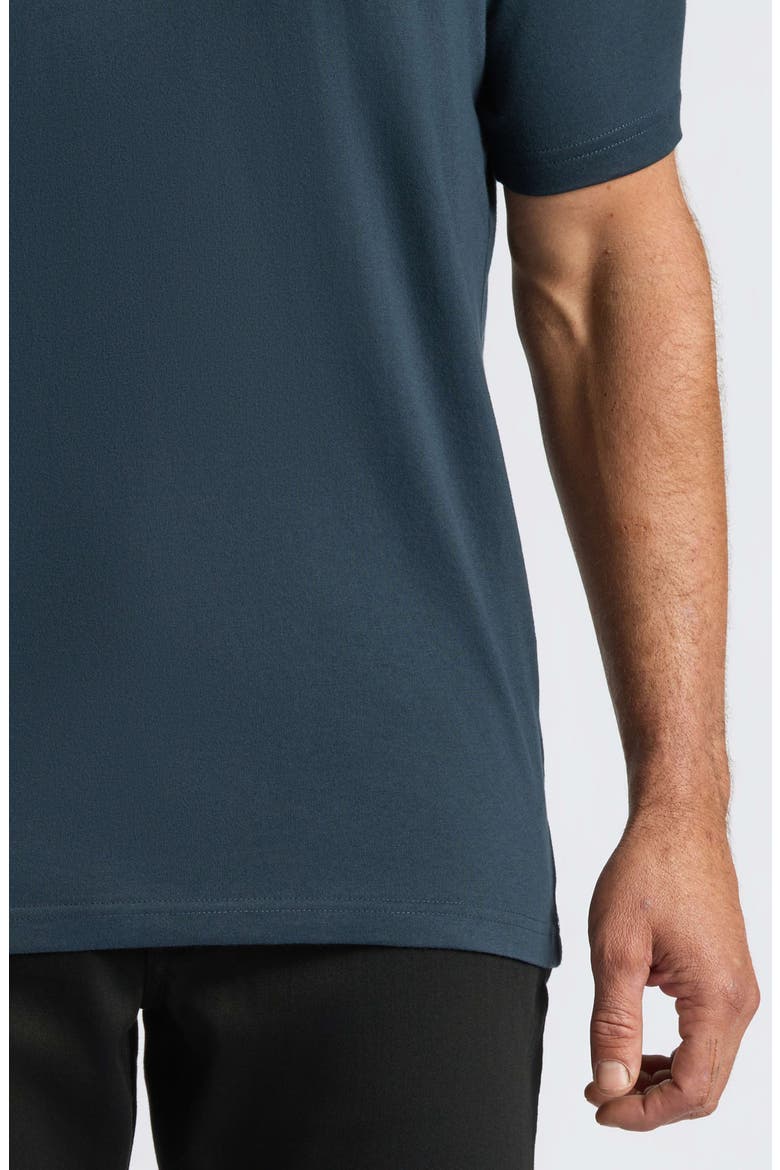 Short Sleeve V-Neck T-Shirt, Alternate, color, NAVY