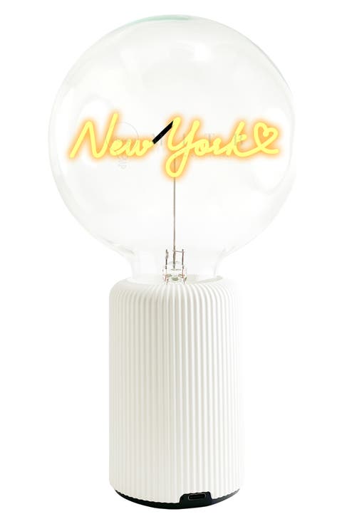 New York Bulb Portable Table Lamp