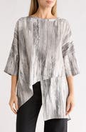 PATRIZIA LUCA Uneven Hem Tunic Shirt