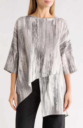 PATRIZIA LUCA Uneven Hem Tunic Shirt