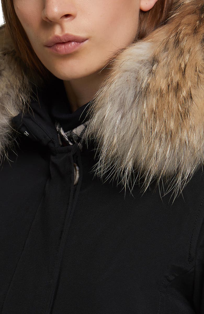 Woolrich Arctic Down Parka with Genuine Coyote Fur Trim, Alternate, color,