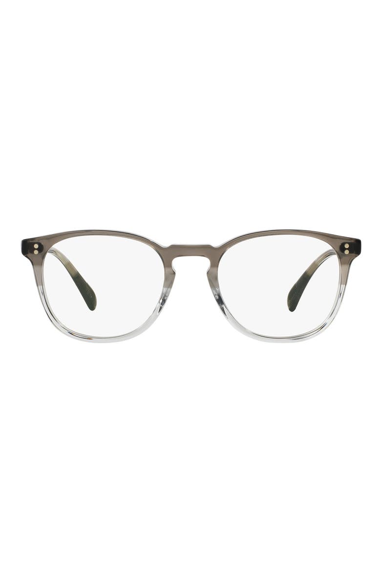 Finley Esquire 49mm Small Square Optical Glasses, Main, color, GREY