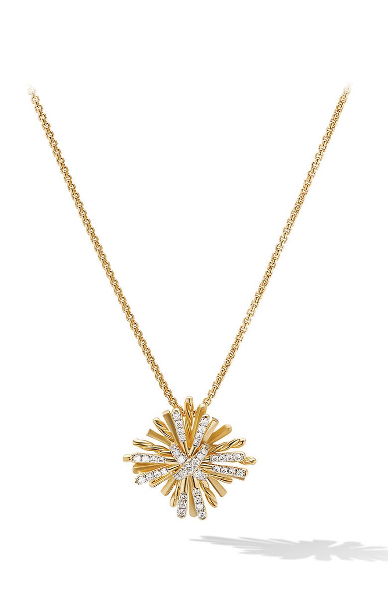 David Yurman Angelika Diamond Pendant Necklace, Main, color, 