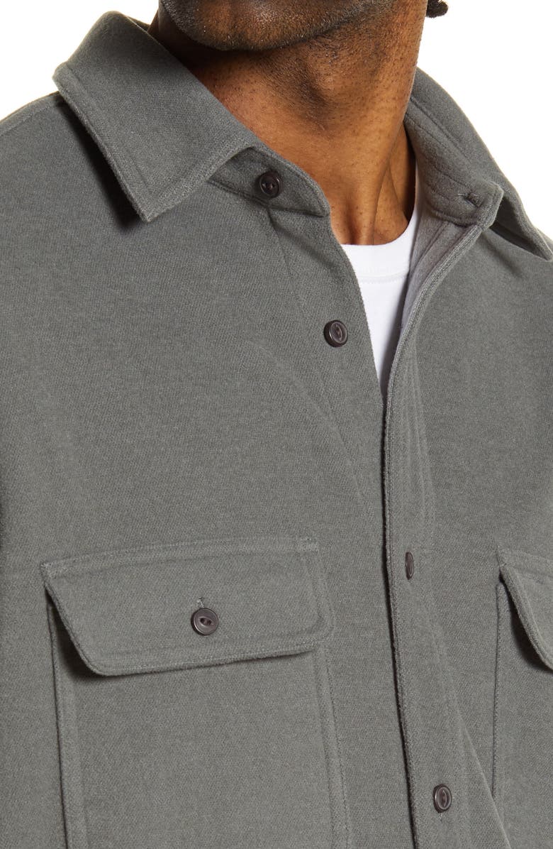 Treasure & Bond Trim Fit Stretch Overshirt, Alternate, color,