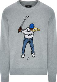 Eastside Golf Swingman Intarsia Crewneck Sweater