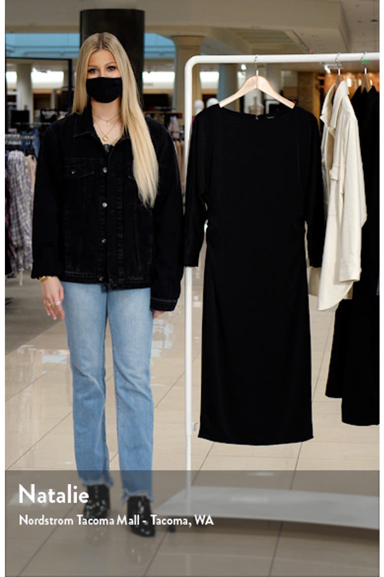 Dolman Sleeve Midi Dress video