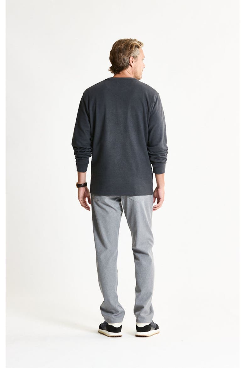 Ultra Soft Heather Knit Crewneck Sweatshirt, Alternate, color, BLACK
