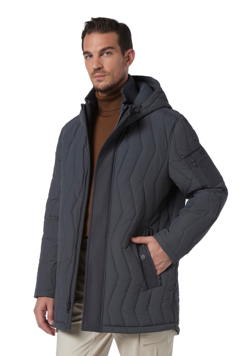 Foley Water Resistant Jacket, Alternate, color, CHARCOAL