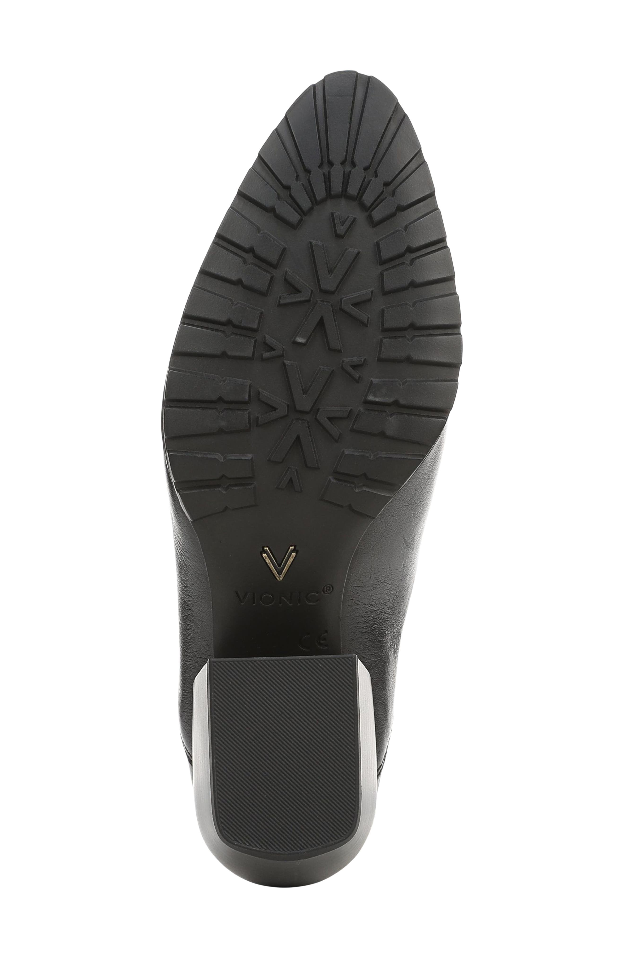 Vionic Bethany Bootie, Alternate, color, Black Leather