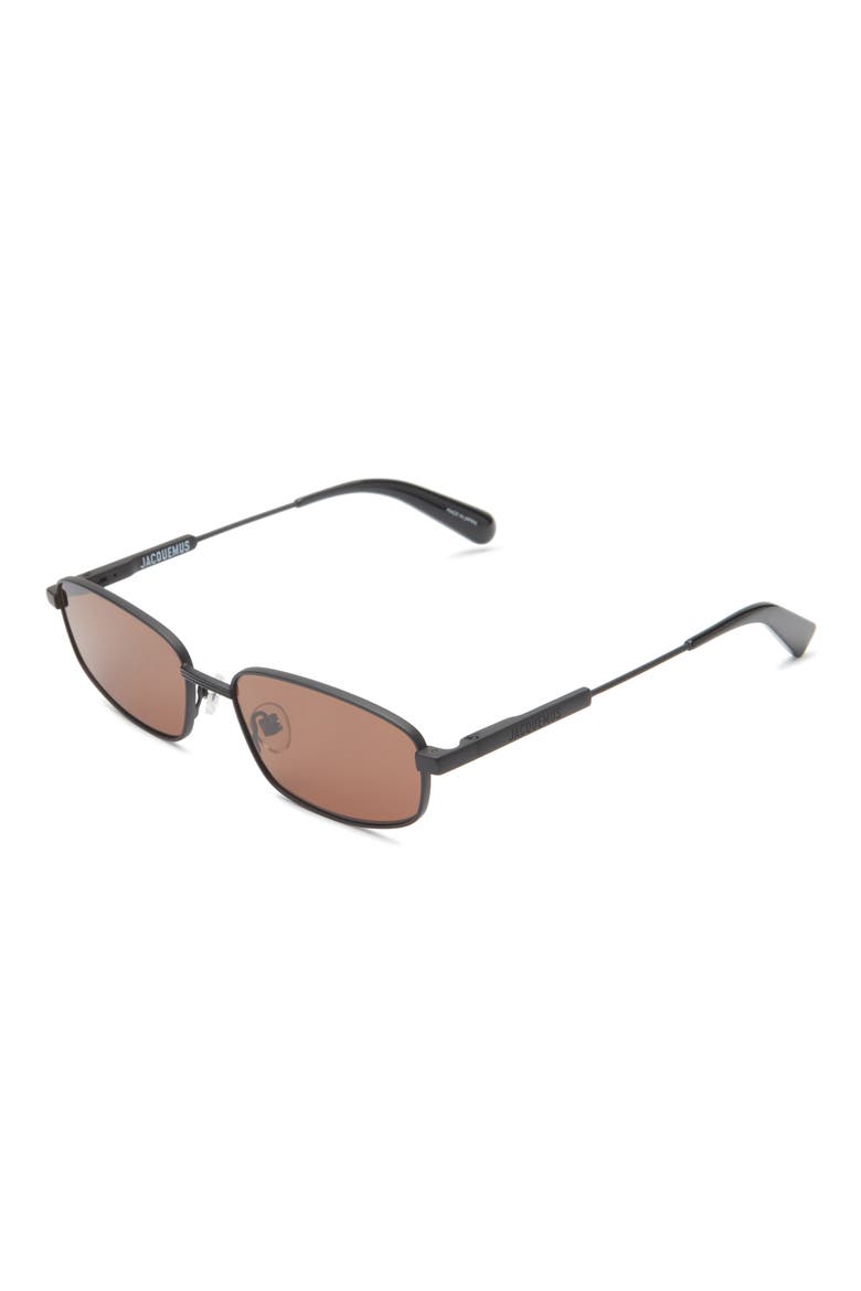 The Sera Aviator Sunglasses, Alternate, color, MATT BLACK/ BLACK/ CHOCOLATE