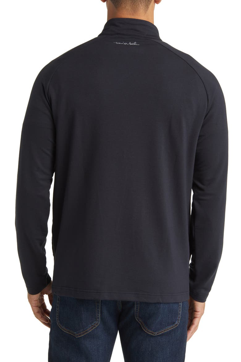 Valiant Quarter Zip Pullover, Alternate, color, BLACK