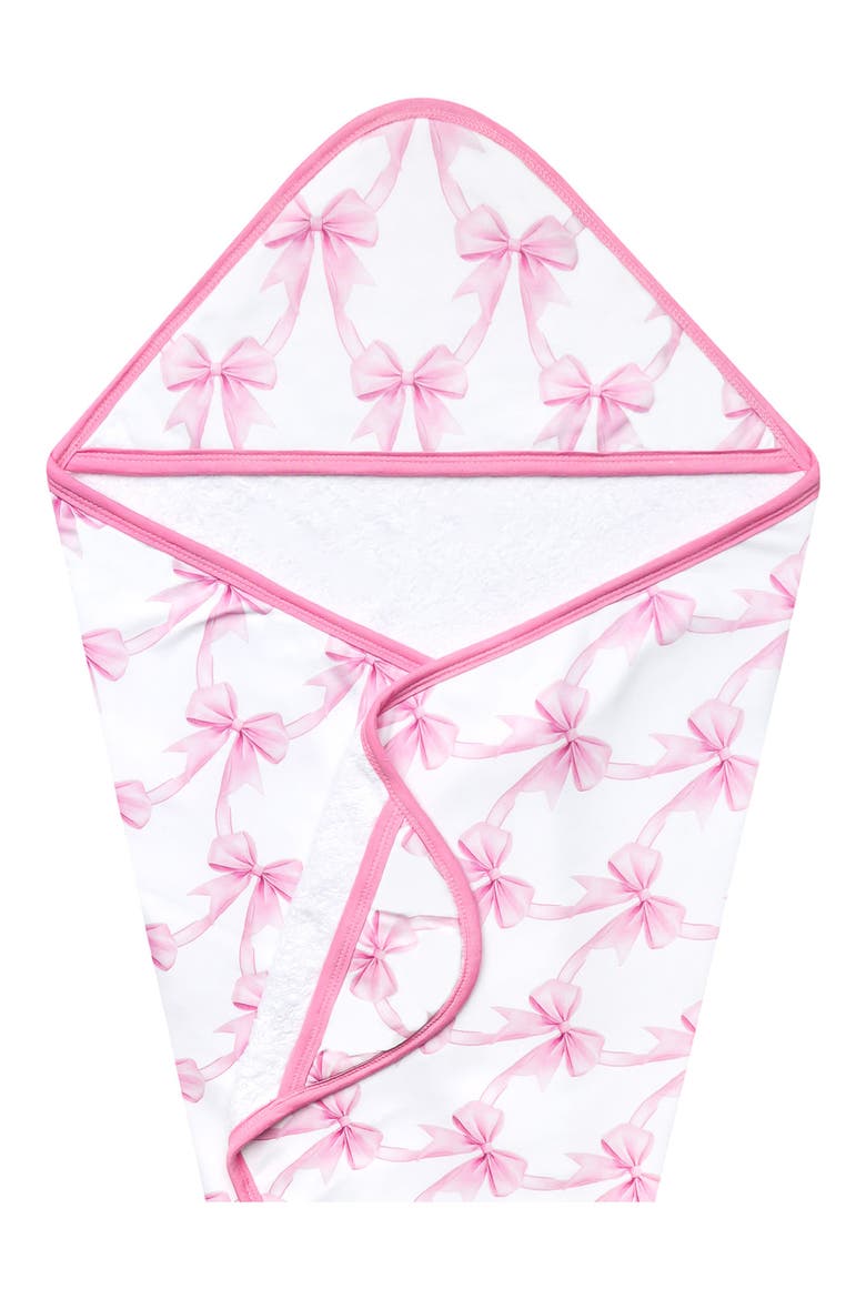 Bow My Gosh Hooded Towel, Alternate, color, BOW MY GOSH