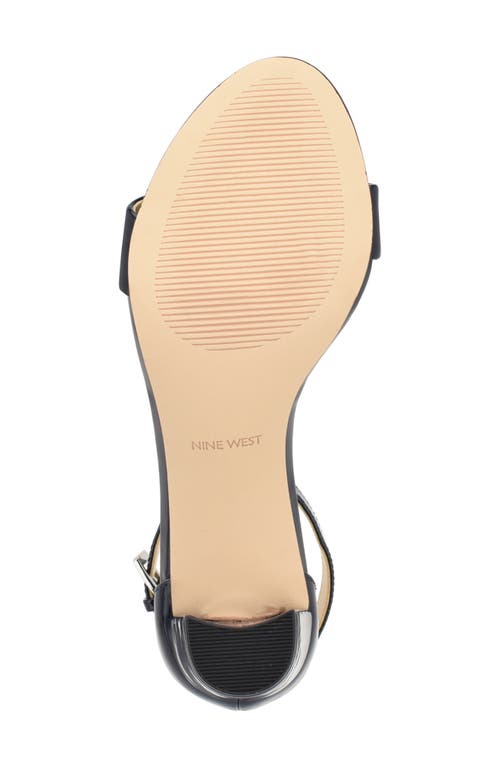 Nine West Pruce Ankle Strap Sandal In Black
