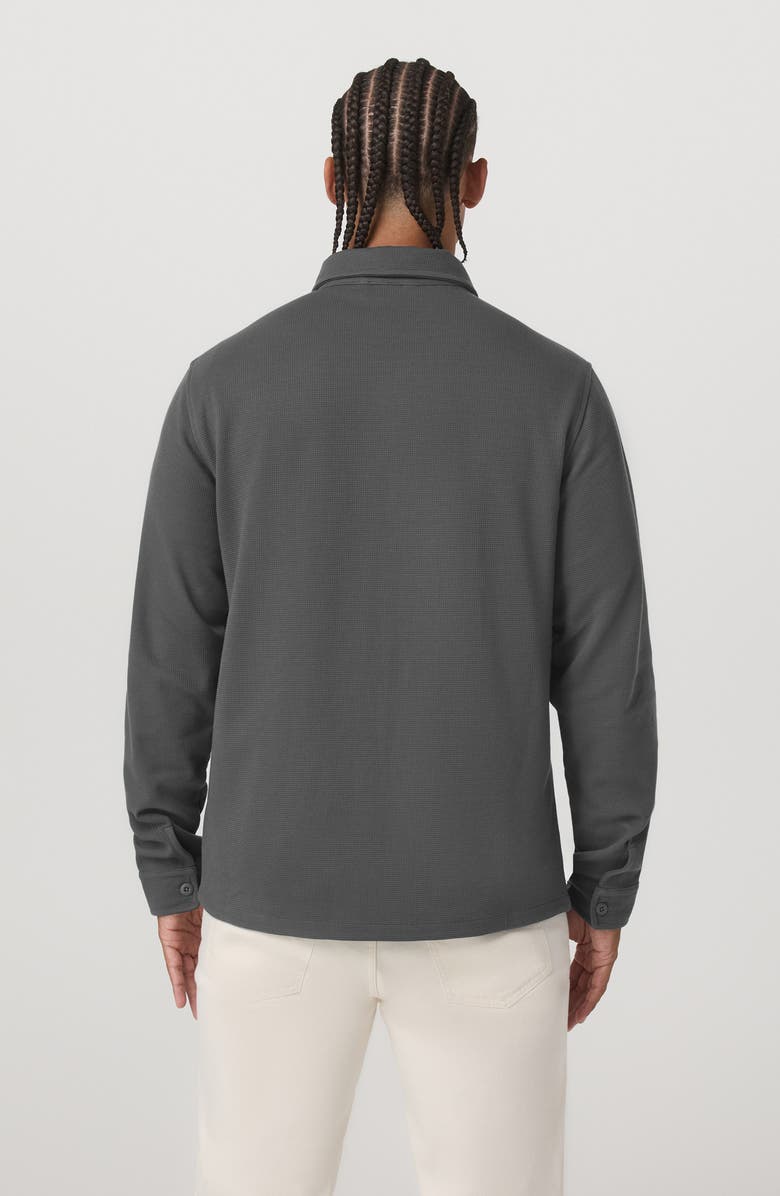 Vuori Waffle Shirt Jacket, Alternate, color, Dark Pewter