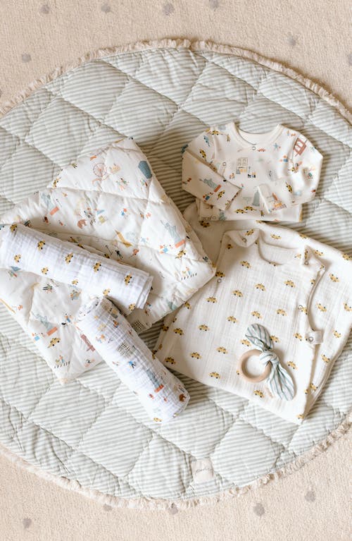 Pehr Celestial Organic Cotton Swaddle In Multi