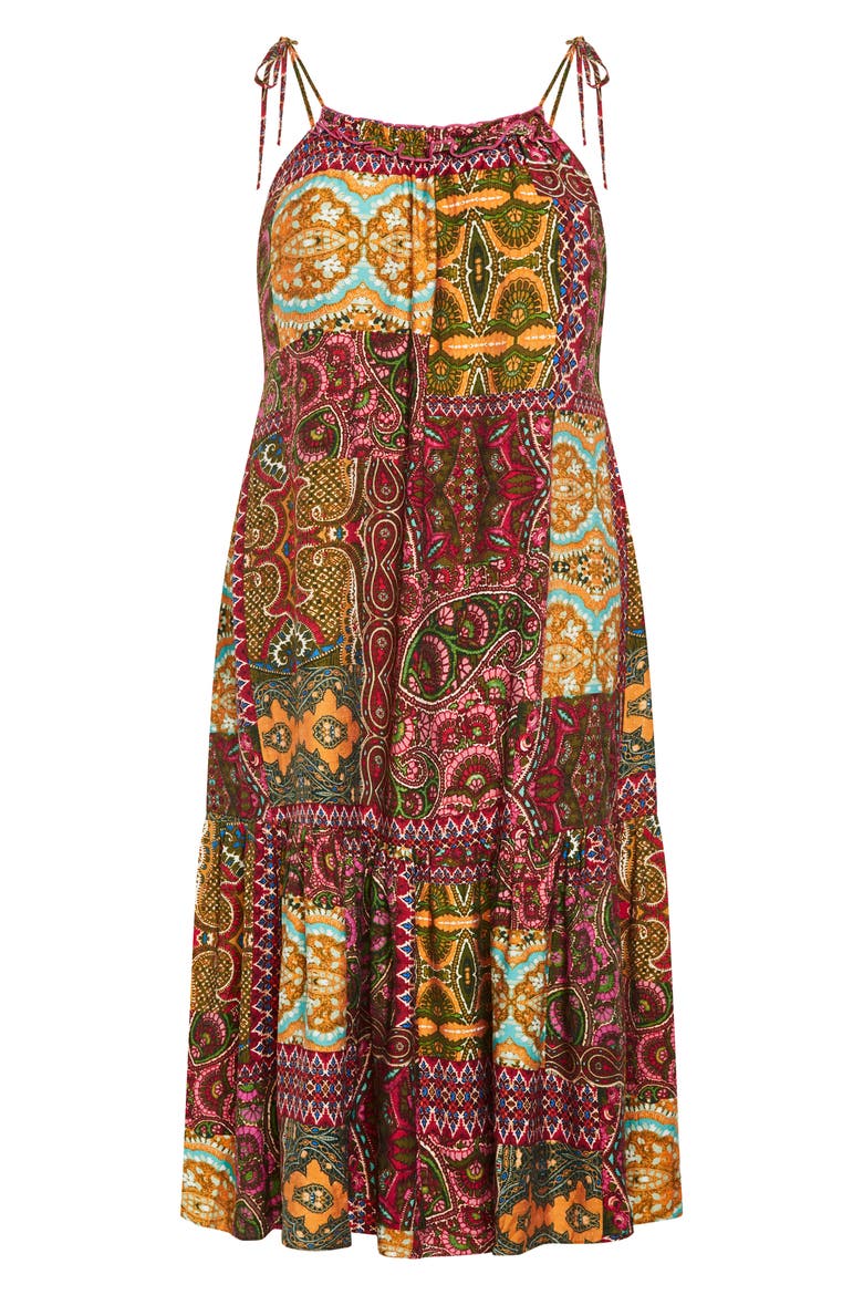 Erica Print Maxi Sundress, Alternate, color, KALEIDOSCOPE