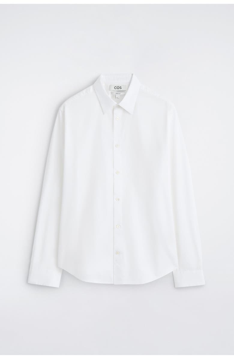 COS Classic Cotton Shirt, Alternate, color, White