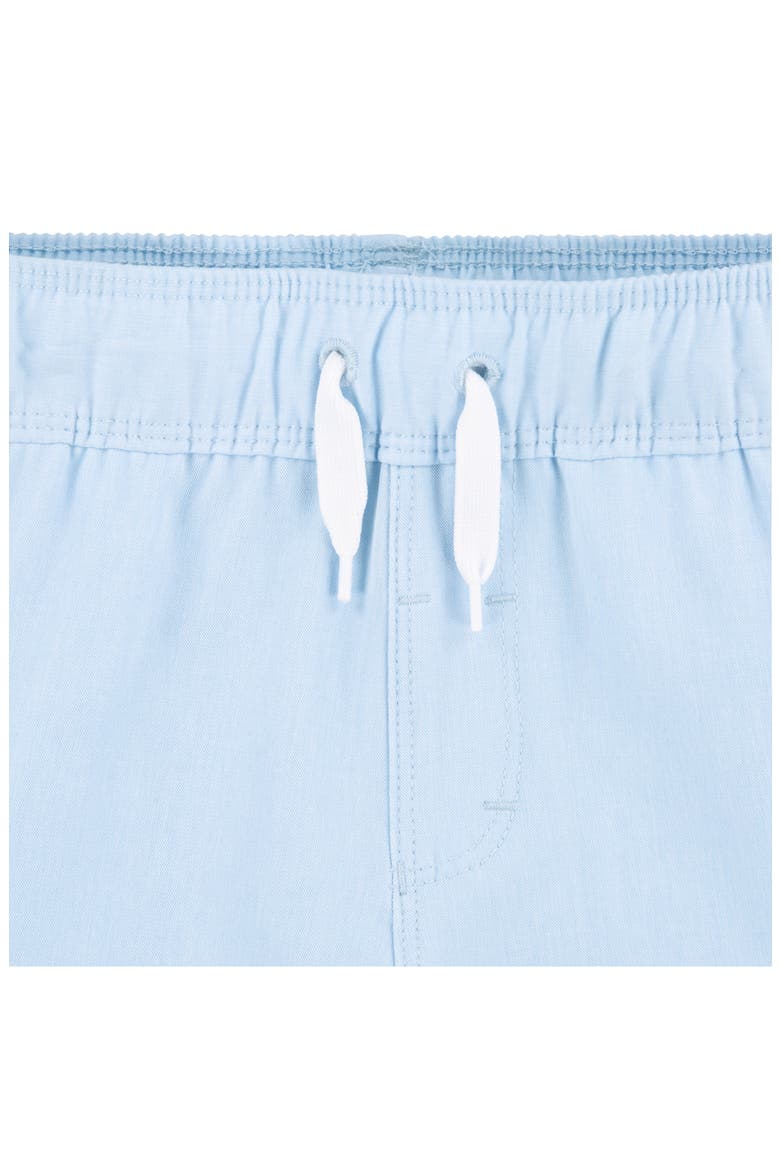Kids' Stretch Heathered Hybrid Shorts, Alternate, color, BLUE ICE