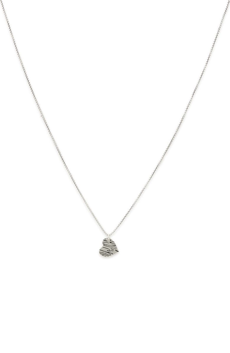 AllSaints Men's Heart Pendant Necklace, Main, color, 