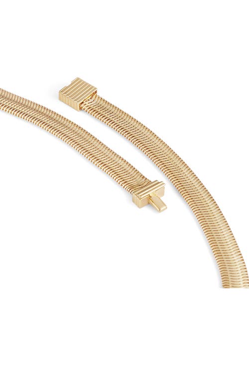 Ivi Los Angeles Liz Herringbone Chain Necklace