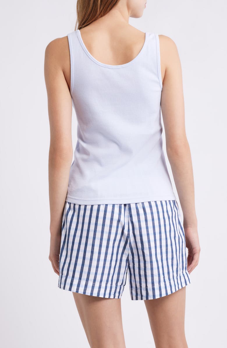 Open Edit Rib Tank, Alternate, color, Blue Halogen