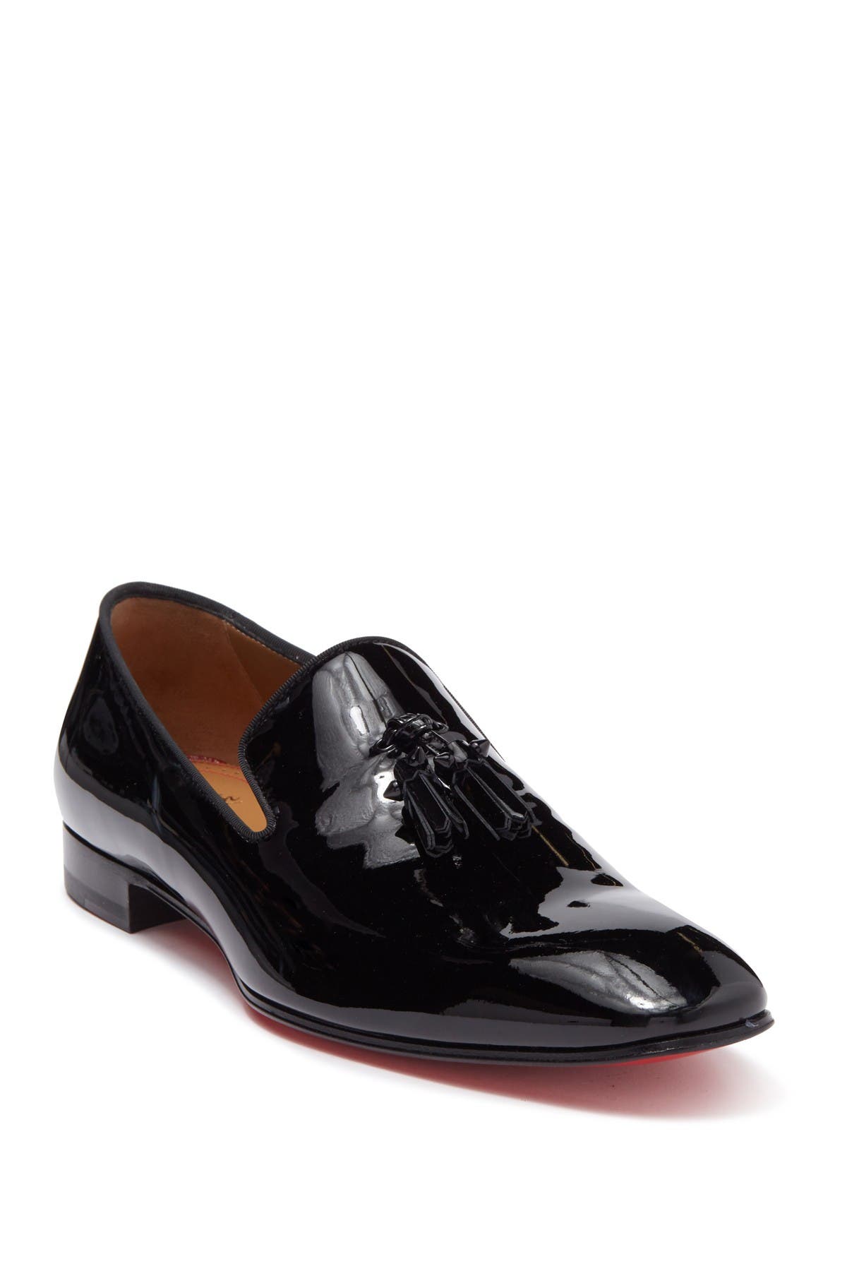 Christian Louboutin Dandelion Tassel Patent Leather Loafer, Main, color, 