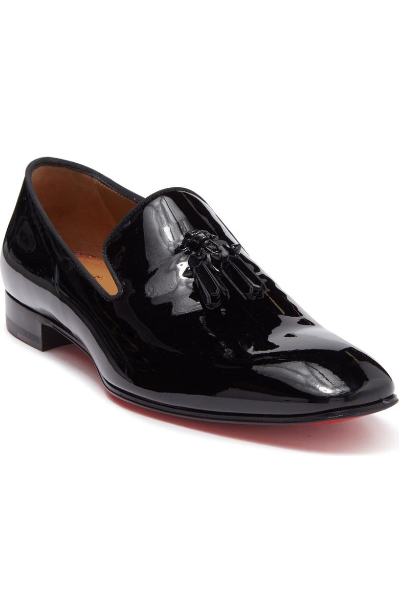Christian Louboutin Dandelion Tassel Patent Leather Loafer, Main, color,
